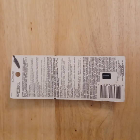 L'Oreal Voluminous Butterfly Midnight Black Mascara Brand New #872 MidnightBlack - Picture 2 of 3